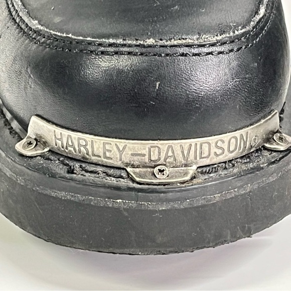 Harley Davidson 7 men’s Distortion Skull Metal Motorycle black leather main image 16